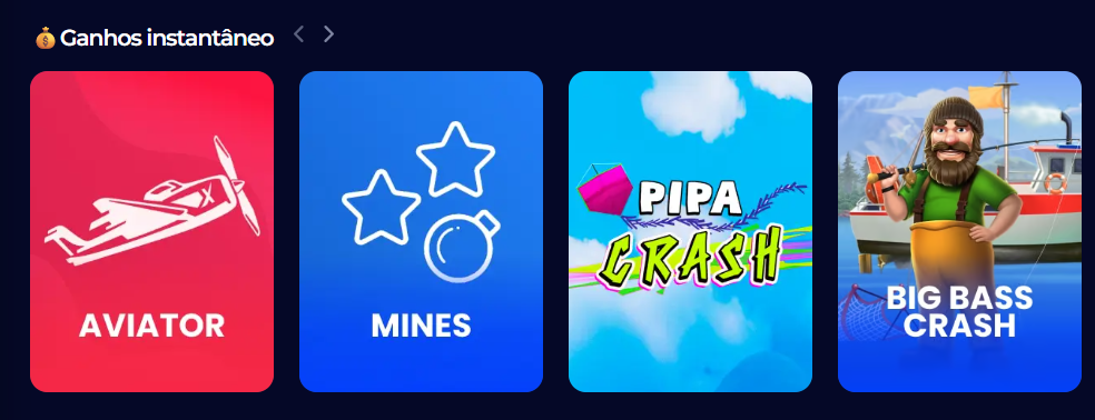 7Bet instant win games: Aviator, Mines, Pipa Crash and Big Bass Crash
