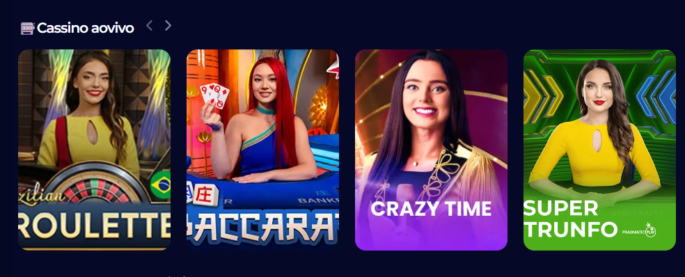 7Bet live casino games: Roulette, Baccarat, Crazy Time and Super Trunfo